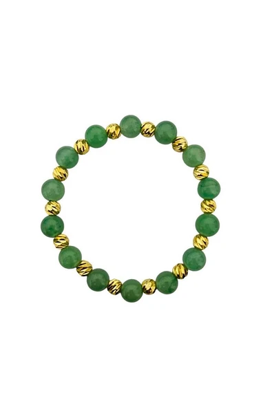 MK TASARIM GERÇEK AVENTURİN TAŞI BİLEKLİK MK.031.006 ürün görseli 1