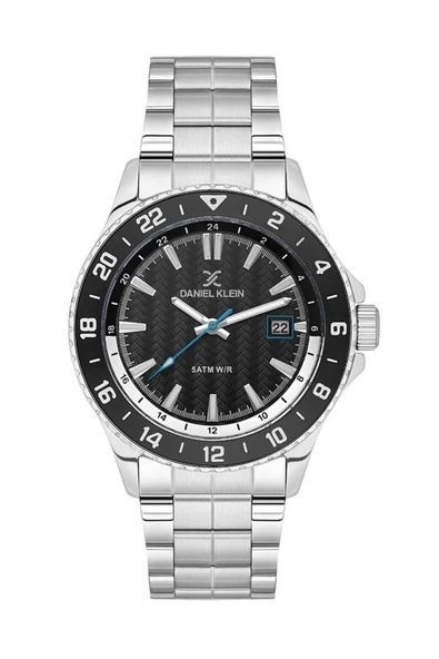 DANIEL KLEIN DK.1.13818-1 Submarine Tasarım Sabit Bezel Suya Dayanıklı Çelik Kaplama Metalik Renk Er ürün görseli 1