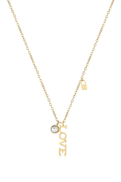 DANIEL KLEIN ORIJINAL KADIN ÇELİK KOLYE DKJ.5.20003-3 ürün görseli 1