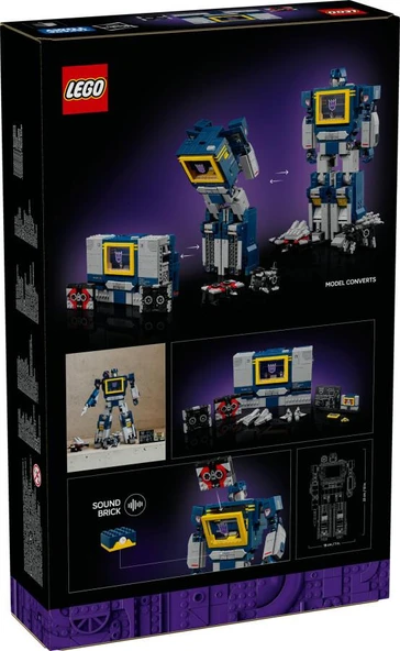 LEGO 10358  Icons Transformers: Soundwave - Resim 7