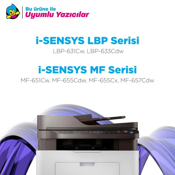 Canon Uyumlu Renkli Toner ürün görseli 1