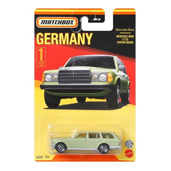 Matchbox Best Of Germany Mercedes-Benz S 123 Station Wagon  GWL49 HFH44 ürün görseli 1