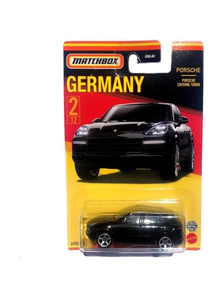 Matchbox Best Of Germany Porsche Cayenne Turbo GWL49 HFH45 ürün görseli 1