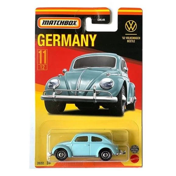Matchbox Best Of Germany 62 Volkswagen Beetle GWL49 HFH54 ürün görseli 1
