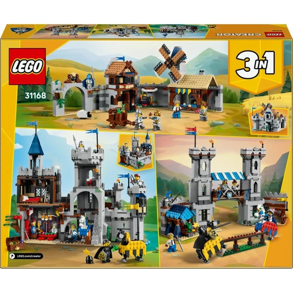 LEGO 31168 Creator 3'ü 1 Arada Orta Çağ Atlı Şövalye Kalesi - Resim 4