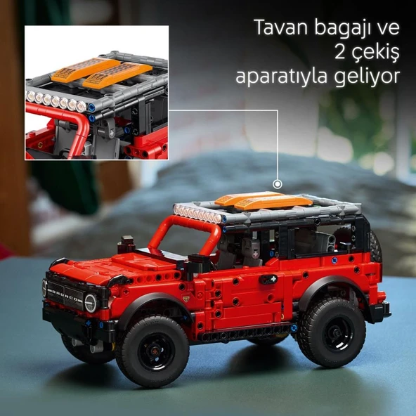 LEGO Technic 42213 Ford Bronco SUV (943 Parça) - Resim 9