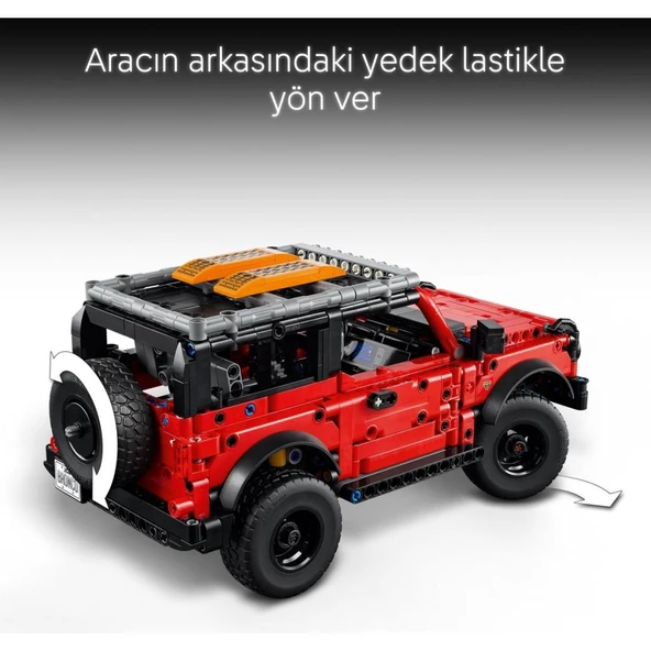 LEGO Technic 42213 Ford Bronco SUV (943 Parça) - Resim 8