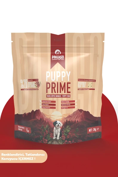 Pawgo Puppy Prime 2 Kg | Kuzu Etli | Yavru Köpek Maması ürün görseli 1