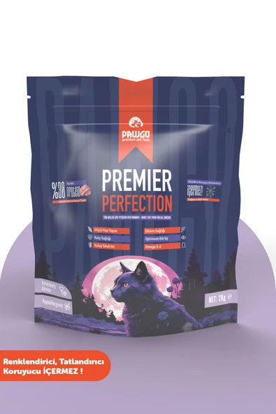 Pawgo Premier Perfection 2 Kg | Tavuk Etli | Hypoallergenic | Kedi Maması ürün görseli 1