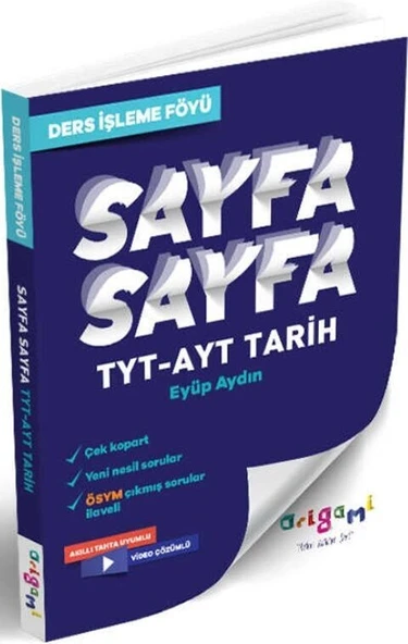 TYT AYT Tarih Sayfa Sayfa Ders İşleme Föyü Tammat Yayıncılık ürün görseli 1