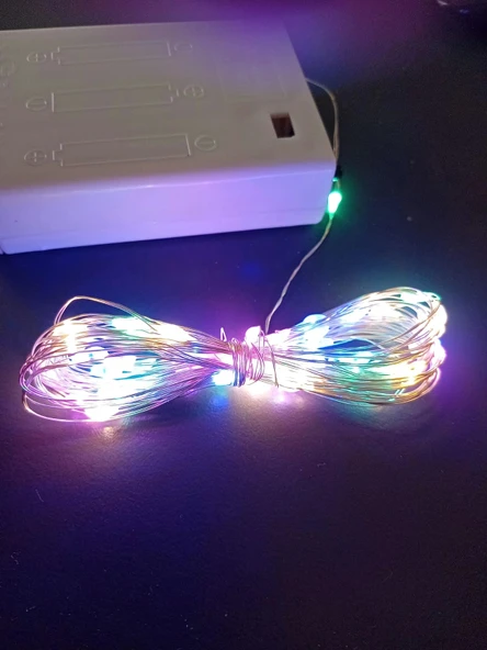 Peri Led RGB 5mt Pilli Süsleme Ledi (5 Metrelik Piller Hariç ) ürün görseli 1