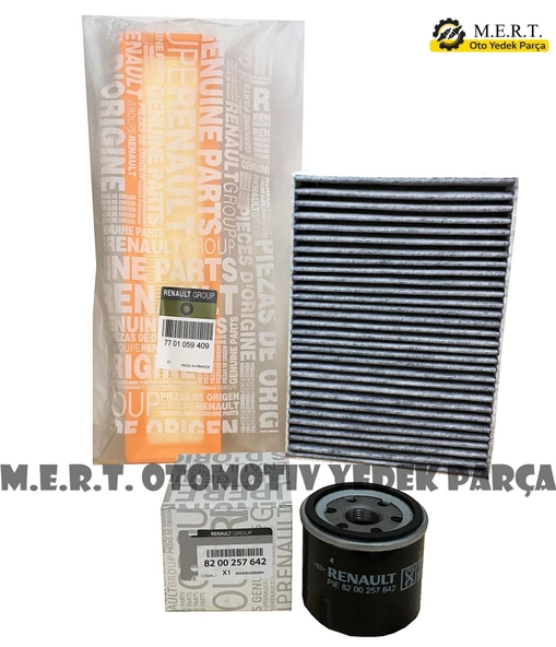 Renault Symbol 1.2 16V Filtre Bakım Seti (2008-2012) ürün görseli 1