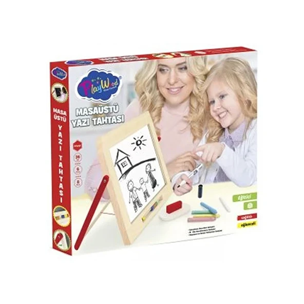 Nessiworld  PlayWood Ahşap Masa Üstü Yazı Tahtası 385 ürün görseli 1