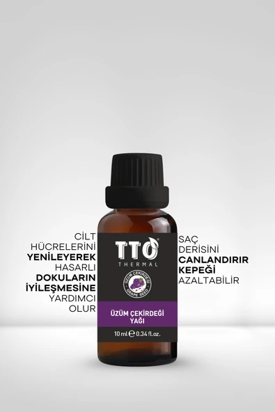 TTO Thermal Üzüm Çekirdeği yağı 10 ml - Resim 2