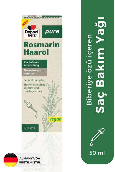 Doppelherz Biberiye Özü İçeren Saç Bakım Yağı 50 ml ürün görseli 1