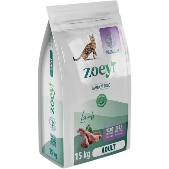 Zoey Kuzulu Yetişkin Kedi Maması 15 KG ürün görseli 1