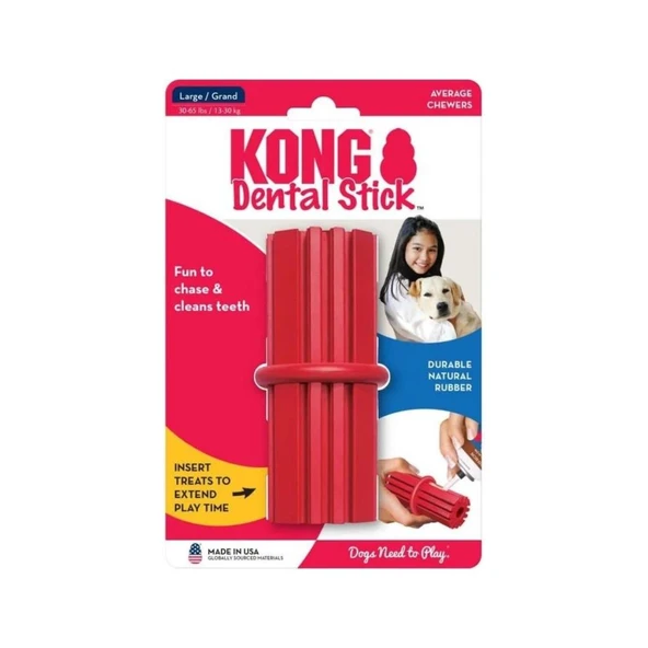 Kong Dental Stick Diş Temizliği Sağlayan Çok Amaçlı Köpek Oyuncağı Large ürün görseli 1