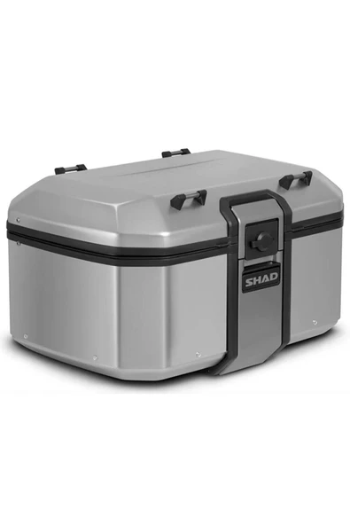 Shad Motosiklet Çanta - Topcase - Tr-55 Motosiklet Metal Arka Çanta Titanyum ürün görseli 1