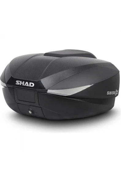 Shad Motosiklet Çanta - Topcase - Sh58X Carbon Genişleyebilen Premium Motosiklet Çanta – 3 Hacimli, Aerodinamik Tasarım ürün görseli 1