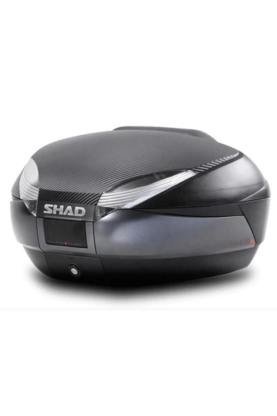 Shad Motosiklet Çanta - Topcase - Sh48 Si̇yah/Carbon Motosi̇klet Canta Ve Sirtlik (48 Litre) ürün görseli 1