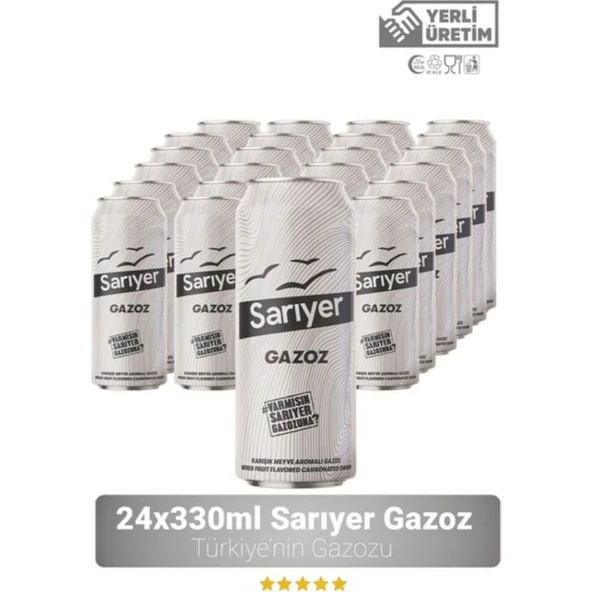 Sarıyer Gazoz 330 ml x 24'lü ürün görseli 1