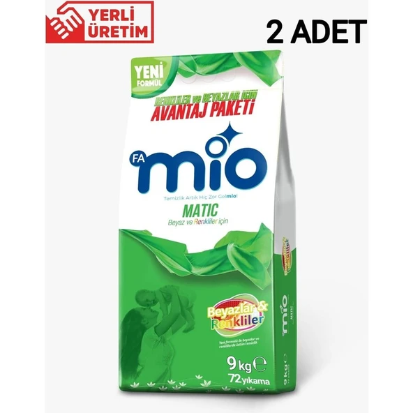 Mio Matik Beyazlar & Renkliler 9 kg ürün görseli 1