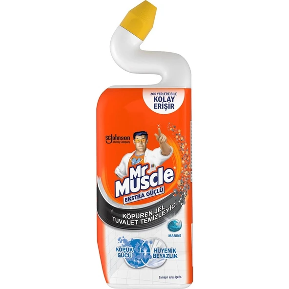 Mr Muscle Köpüren Jel Tuvalet Temizleyici Marine 750ML ürün görseli 1