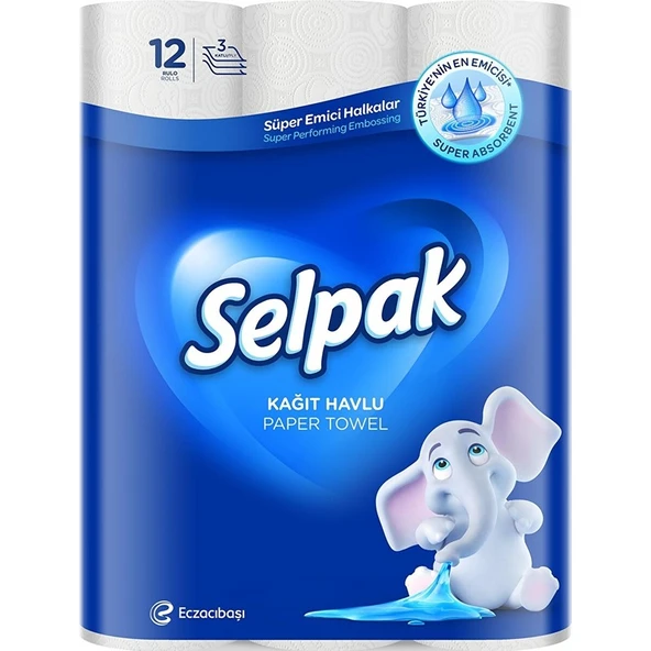 Selpak Kağıt Havlu 12' Li ürün görseli 1