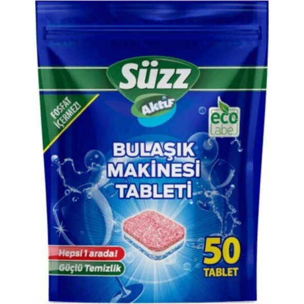 Süzz Aktif Süzz Bulaşık Tableti ürün görseli 1