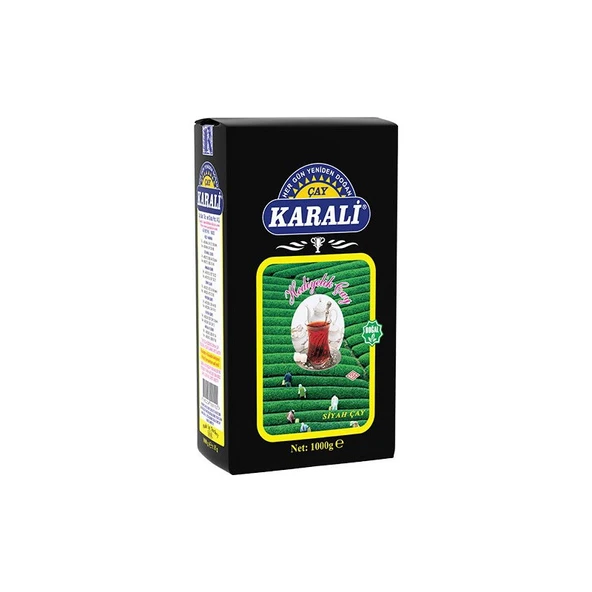 Karalı Karali Çay Hediyelik Dökme Siyah Çay 1 kg ürün görseli 1