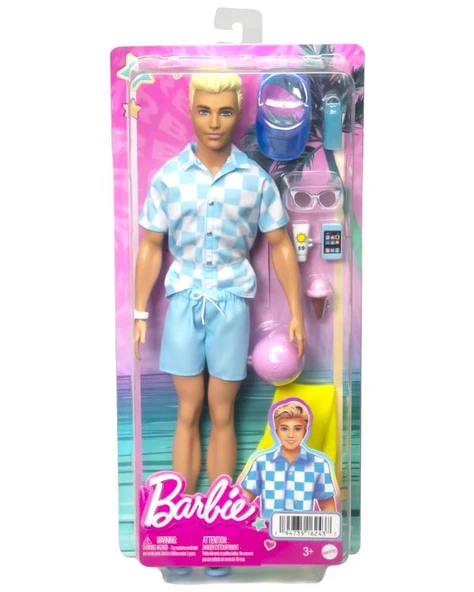 Mattel Barbie Plaj Günü Oyun Seti Ken HPL74 ürün görseli 1