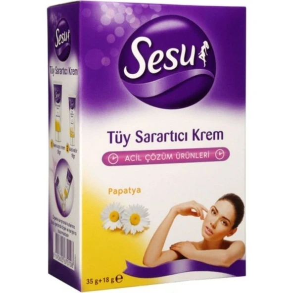 Sesu Tüy Sarartıcı Krem ürün görseli 1