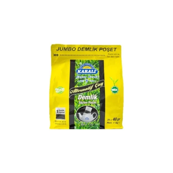Karali Çay Karali Alternatif Demlik Poşet Çay 25X40 gr 1kg ürün görseli 1