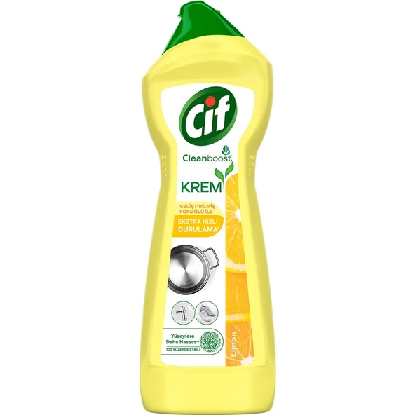 Cif Krem Temizleyici 750 ml Limon - Resim 2
