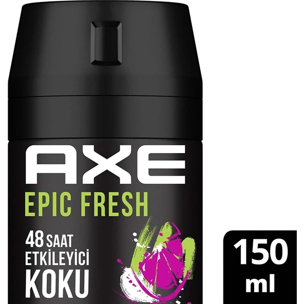Axe Erkek Deodorant & Bodyspray Epic Fresh 48 Saat Etkileyici Koku 150 ml ürün görseli 1