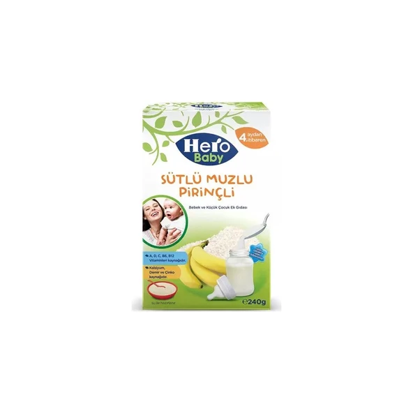 Ülker Hero Baby Sütlü Muzlu Pirinçli 240 gr ürün görseli 1