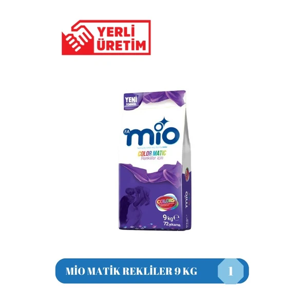 Mio HES Mio Matik Renkliler 9 kg ürün görseli 1