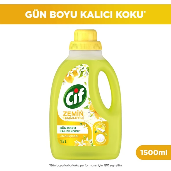 Cif Zemin Temizleyici Limon Çiçeği 1500 ml ürün görseli 1