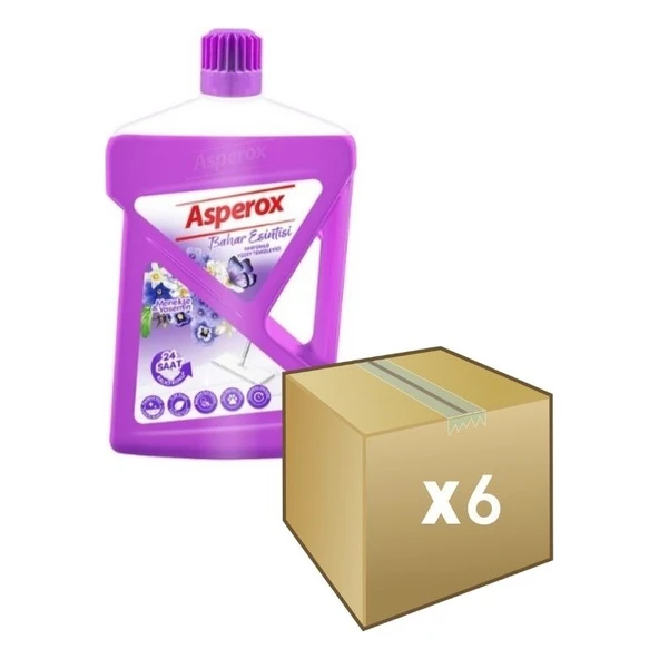 Asperox Bahar Esintisi Menekşe ve Yasemin Yüzey Temizleyici 2,5 Lt X6 ürün görseli 1