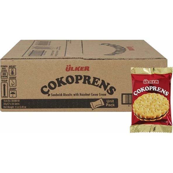 Ülker Çokoprens Bisküvi 24'lü 30 gr ürün görseli 1