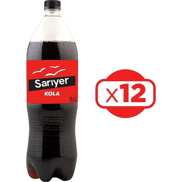 Sarıyer Kola 1 Lt 12 Li ürün görseli 1