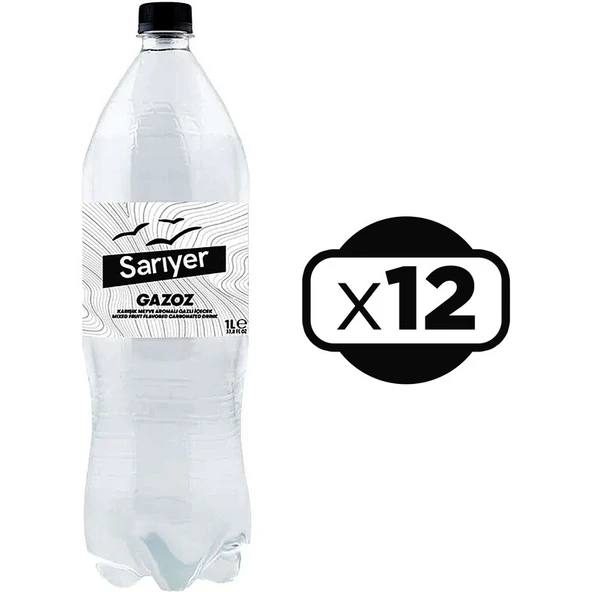 Sarıyer Gazoz 1 lt 12'li ürün görseli 1