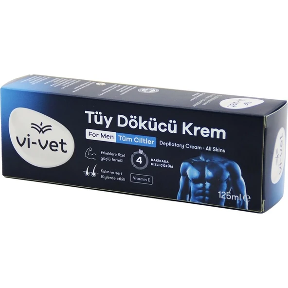 Vi-Vet Bay Tüy Dökücü Krem 125ML ürün görseli 1