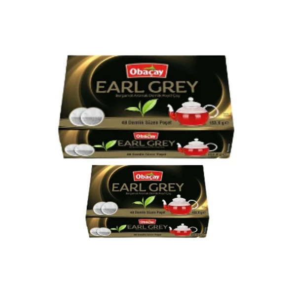 Obaçay 3,2 Earl Grey Poşet Çay 48 x 2 96 Adet ürün görseli 1