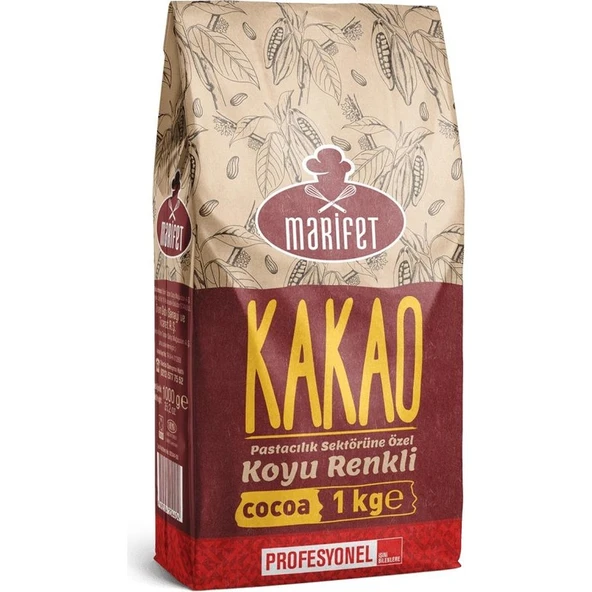 Marifet Alkalize Toz Kakao 1 kg ürün görseli 1