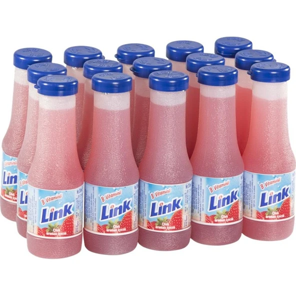 LİNK Link Çilek Aromalı İçecek 200 ml (15'li) ürün görseli 1