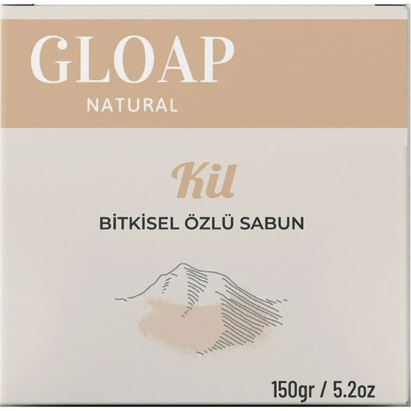 Gloap Natural Kil Sabunu 150 gr ürün görseli 1