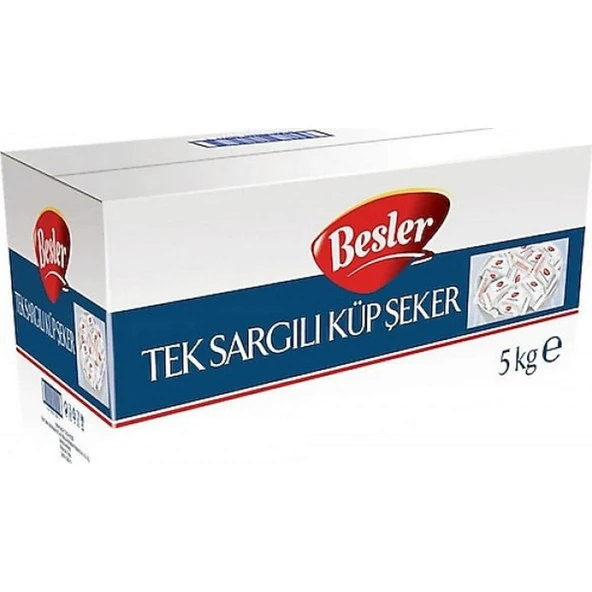 Besler Tek Sargılı Küp Şeker 5 kg ürün görseli 1