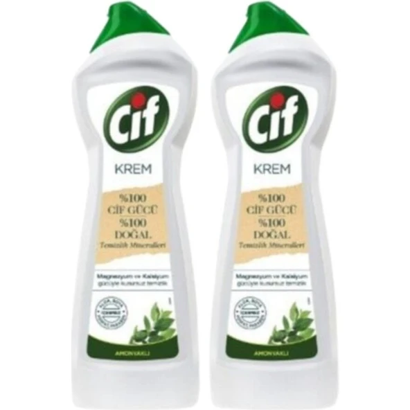 Cif Krem Amonyaklı Yüzey Temizleyici 500 ml 2'li ürün görseli 1