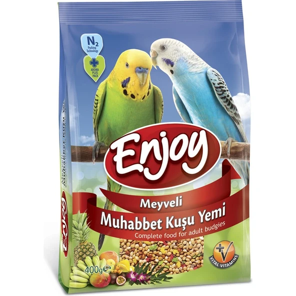 Bauhaus Enjoy Muhabbet Meyveli Kuş Yemi 400 gr ürün görseli 1